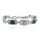 Malachite Silver Bracelet (Desert Chic)