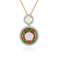 Welo Opal Silver Necklace