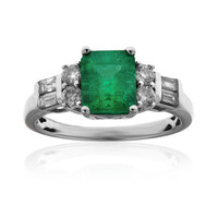 18K Colombian Emerald Gold Ring (CIRARI)