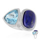 Lapis Lazuli Silver Ring (MONOSONO COLLECTION)