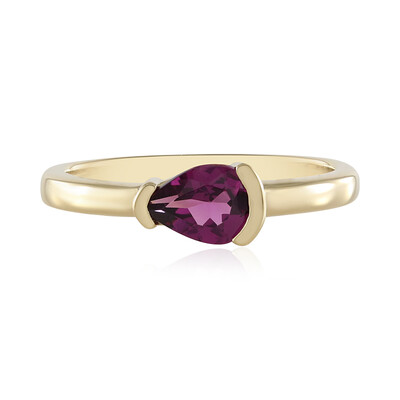 Magenta Garnet Silver Ring