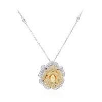 18K SI2 Yellow Diamond Gold Necklace (CIRARI)