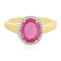 Madagascar Pink Sapphire Silver Ring