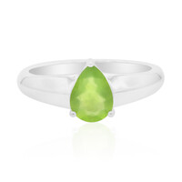 Brazilian Green Opal Silver Ring