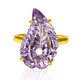 9K Rose de France Amethyst Gold Ring (Glenn Lehrer)