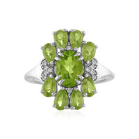 Peridot Silver Ring