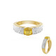 Madagascar Yellow Sapphire Silver Ring