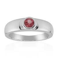 Brazilian Pink Tourmaline Silver Ring (Pallanova)