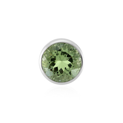 Green Amethyst Silver Pendant (MONOSONO COLLECTION)