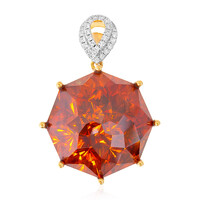 18K Sphalerite Gold Pendant (AMAYANI)