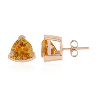 Citrine Silver Earrings