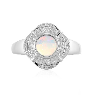 Welo Opal Silver Ring (MONOSONO COLLECTION)