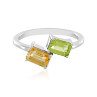 Peridot Silver Ring