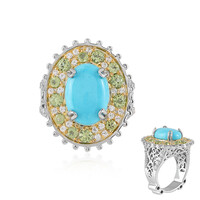 Sleeping Beauty Turquoise Silver Ring (Dallas Prince Designs)