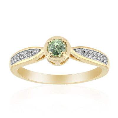 9K Madagascan Demantoid Gold Ring