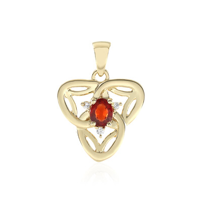 9K Tanzanian Ruby Gold Pendant