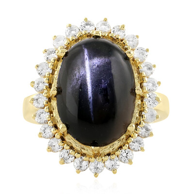 Indian star diopside Silver Ring