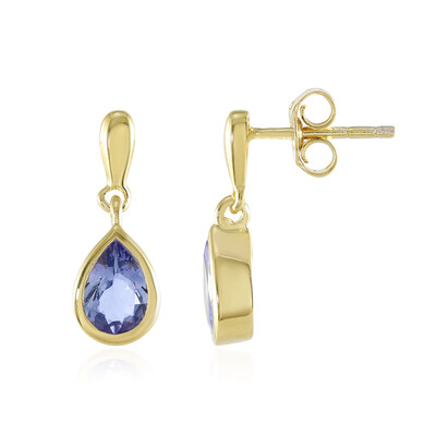 Tanzanite Silver Earrings