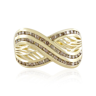 9K I2 Champagne Diamond Gold Ring (Ornaments by de Melo)