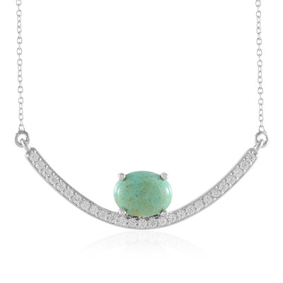 Tyrone Turquoise Silver Necklace (Faszination Türkis)