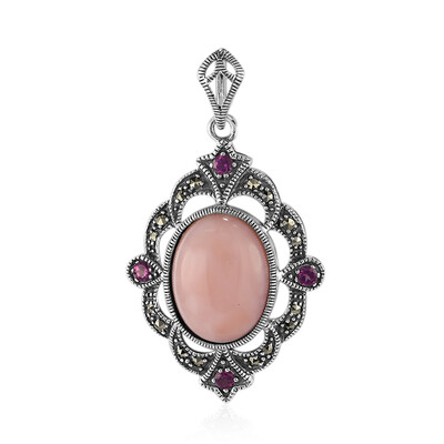 Pink Opal Silver Pendant (Annette classic)