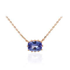 10K AAA Tanzanite Gold Necklace