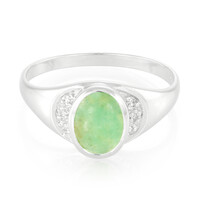 Imperial Chrysoprase Silver Ring