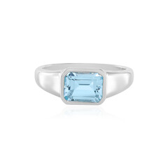 Sky Blue Topaz Silver Ring