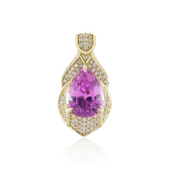 14K Patroke Kunzite Gold Pendant (de Melo)