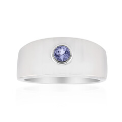 Unheated Tanzanite Silver Ring