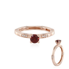 Indian Garnet Silver Ring