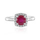 Madagascar Ruby Silver Ring