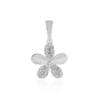 I3 (J) Diamond Silver Pendant