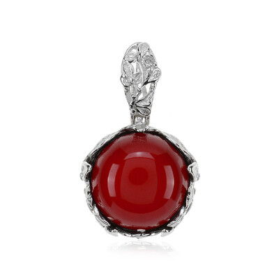 Colombian red Amber Silver Pendant (dagen)