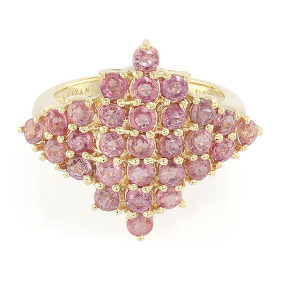 18K Unheated Padparadscha Sapphire Gold Ring (AMAYANI)