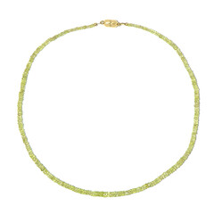 Chrysoberyl Silver Necklace