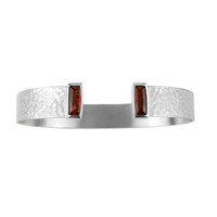 Baltic Amber Silver Bangle