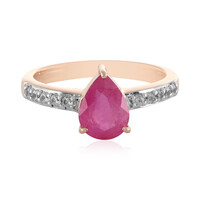 Madagascar Pink Sapphire Silver Ring