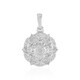 I2 (I) Diamond Silver Pendant