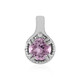 Rose de France Amethyst Silver Pendant