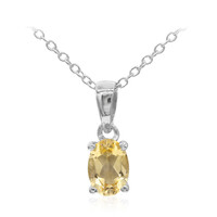 Citrine Silver Necklace