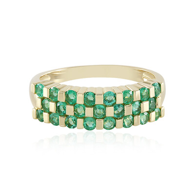 9K Zambian Emerald Gold Ring (de Melo)