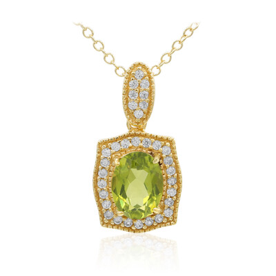 Peridot Silver Necklace