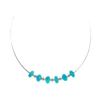 Amazonite Silver Necklace