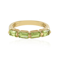 Peridot Silver Ring