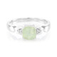 Prehnite Silver Ring