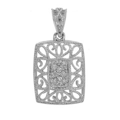 9K I3 (I) Diamond Gold Pendant