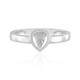 I2 (J) Diamond Silver Ring