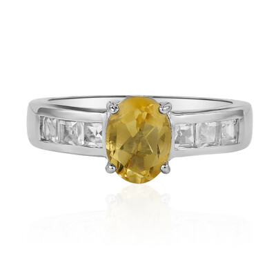 Citrine Silver Ring