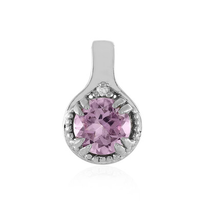 Rose de France Amethyst Silver Pendant